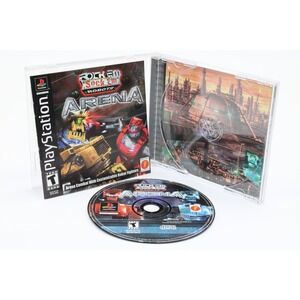 PS1 Rock 'Em Sock 'Em Robots Arena Black Label PlayStation 1, 2000 CIB w/ Manual